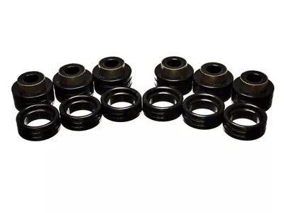 Body Mount Bushings; Polyurethane; Black (94-02 RAM 2500 Regular Cab)