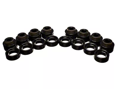 Body Mount Bushings; Polyurethane; Black (94-02 RAM 2500 Club Cab, Quad Cab)