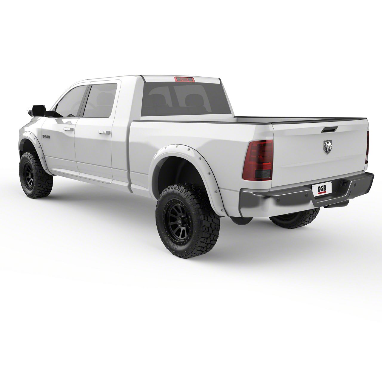 EGR RAM 2500 BoltOn Style Fender Flares; Bright White 792854PW7 (10