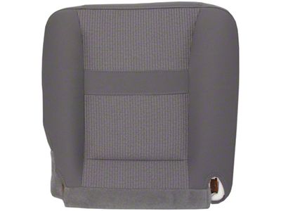 Replacement Bottom Bucket Seat Cover; Passenger Side; Medium Slate Gray Cloth (06-09 RAM 2500 SLT w/ Seat Flap)