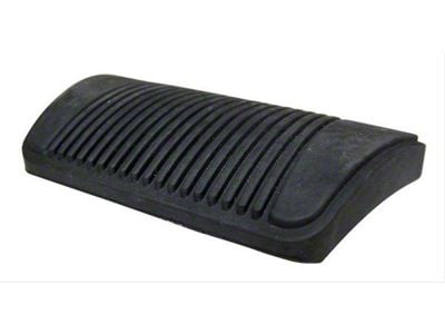 Brake Pedal Pad; Black Rubber (03-19 RAM 2500, Excluding 8.0L)