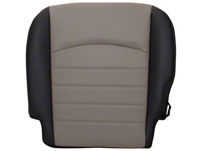 Replacement Bucket Seat Bottom Cover; Driver Side; Dark Slate with Medium Graystone Insert (09-12 RAM 2500 ST)