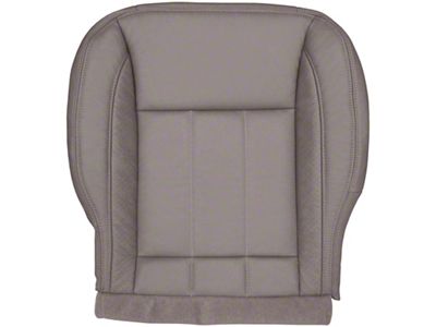 Replacement Bucket Seat Bottom Cover; Driver Side; Khaki/Tan Perforated Leather (06-09 RAM 2500 Laramie w/o Seat Flap)