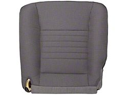 Replacement Bucket Seat Bottom Cover; Driver Side; Medium Slate Gray Cloth (06-09 RAM 2500 ST)