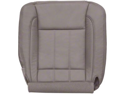 Replacement Bucket Seat Bottom Cover; Passenger Side; Khaki/Tan Perforated Leather (06-09 RAM 2500 Laramie w/ Seat Flap)