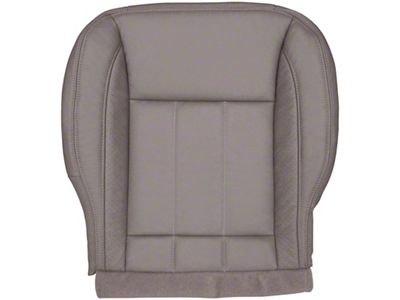Replacement Bucket Seat Bottom Cover; Passenger Side; Khaki/Tan Perforated Leather (06-09 RAM 2500 Laramie w/o Seat Flap)