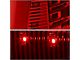 C-Bar LED Tail Lights; Chrome Housing; Red Lens (10-18 RAM 2500 w/ Factory Halogen Tail Lights)