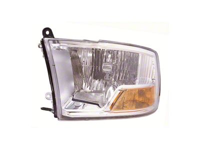 CAPA Replacement Halogen Headlight; Passenger Side (10-12 RAM 2500 w/ Factory Halogen Dual Headlights)