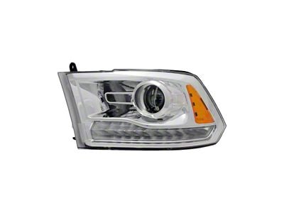 CAPA Replacement Projector Headlight; Driver Side (13-15 RAM 2500 w/ Factory Halogen Projector Headlights)