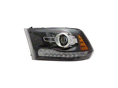 CAPA Replacement Projector Headlight; Driver Side (13-15 RAM 2500 w/ Factory Halogen Projector Headlights)