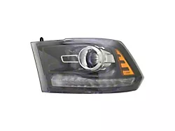 CAPA Replacement Projector Headlight; Passenger Side (16-18 RAM 2500 w/ Factory Halogen Projector Headlights)