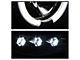 CCFL Halo Projector Headlights; Black Housing; Clear Lens (03-05 RAM 2500)