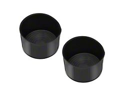 Center Console Cup Holder Inserts; Black (10-18 RAM 2500)