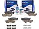 Ceramic Brake Pads with Brake Fluid and Cleaner; Front and Rear (03-08 RAM 2500)