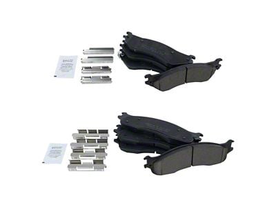 Ceramic Brake Pads; Front and Rear (03-08 RAM 2500)