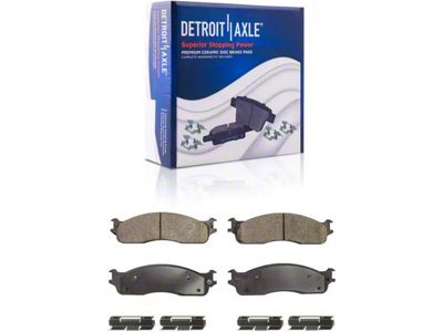 Ceramic Brake Pads; Front Pair (03-08 RAM 2500)