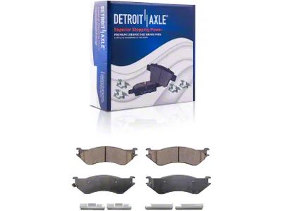 Ceramic Brake Pads; Rear Pair (03-08 RAM 2500)