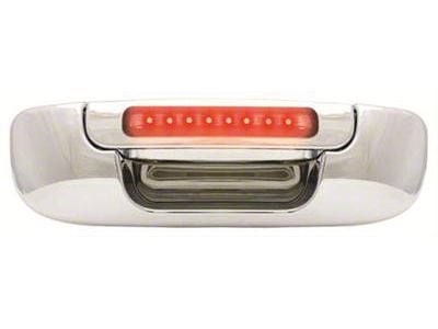 Chrome LED Tailgate Handle; Red LED; Clear (03-08 RAM 2500)