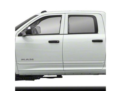 ChromeLine Body Side Molding; Billet Metallic (19-24 RAM 2500 Crew Cab, Mega Cab)