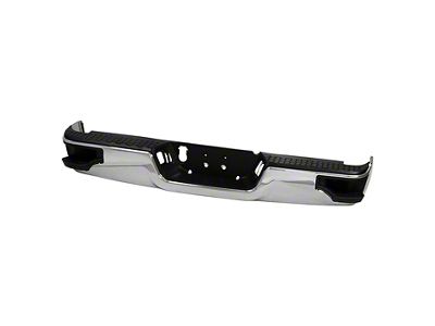 Corner Step Style Steel Rear Bumper; Chrome (10-12 RAM 2500)