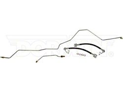 Dana 70 Pre-Bent Brake Line Kit; Stainless Steel (2001 4WD 8.0L RAM 2500 Quad Cab w/ 6.4-Foot Box)