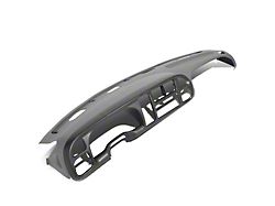 Dash Cover Cap with Instrument Cluster Bezel; Black (98-02 RAM 2500 w/ Airbag)