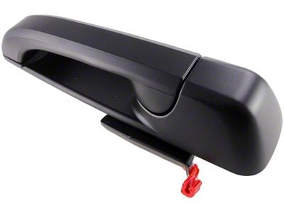 Exterior Door Handle; Front and Rear Right Black; Smooth Finish; Front Right; Paint to Match; Plastic (10-24 RAM 2500)