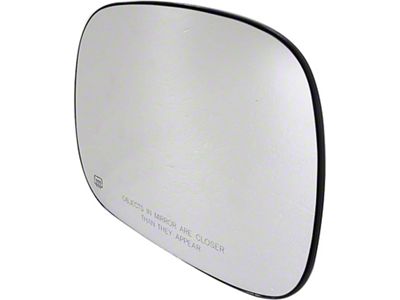 Door Mirror Glass; Heated Plastic Backed; Right; Fold-Away; Sales Code GTS; Power; Heated (03-04 RAM 2500)