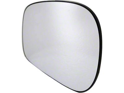 Door Mirror Glass; Non-Heated Plastic Backed; Left; Fold-Away; Manual; Sales Code GPU; Without Trailer Tow Package (07-09 RAM 2500)