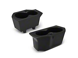 Door Panel Cup Holder Inserts; Front (19-24 RAM 2500)