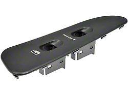 Door Window Switch Bezel; Front Right; Dark Gray (2005 RAM 2500)