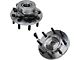 Drilled and Slotted 8-Lug Brake Rotor, Pad and Hub Assembly Kit; Front (03-05 4WD RAM 2500)