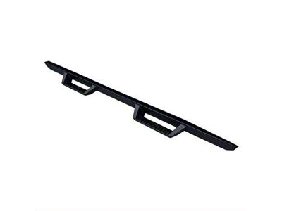 Drop Down Side Step Bars; Matte Black (10-24 RAM 2500 Crew Cab)