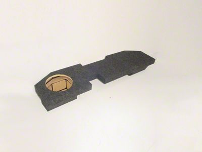 Dual 8-Inch Subwoofer Box; Poly Coated (03-09 RAM 2500 Quad Cab)