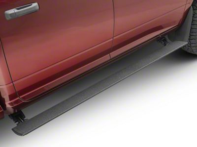 Go Rhino E-BOARD E1 Electric Running Boards; Protective Bedliner Coating (10-24 RAM 2500 Crew Cab)