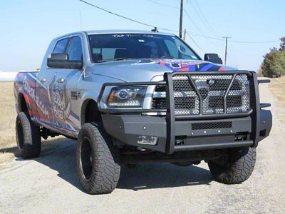 Elevation Aluminum Front Bumper; Fine Textured Black (10-18 RAM 2500)