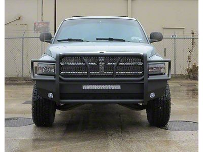 Elevation Front Bumper; Fine Textured Black (94-02 RAM 2500)