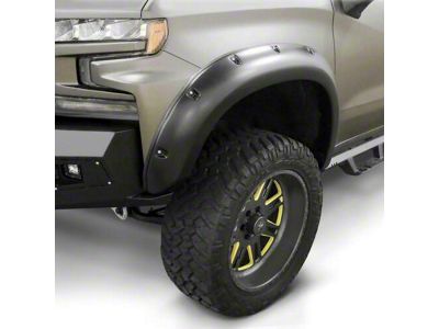 Elite Series RX-Rivet Style Fender Flares; Front; Textured (19-24 RAM 2500)