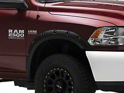 Elite Series Rivet Style Fender Flares; Front and Rear; Textured Black (10-18 RAM 2500)