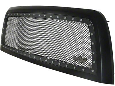 Evolution Stainless Steel Wire Mesh Upper Replacement Grille; Black (13-18 RAM 2500)