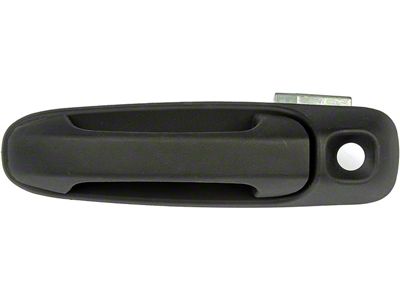 Exterior Door Handle; Front Left; Textured Black; Plastic (03-09 RAM 2500)