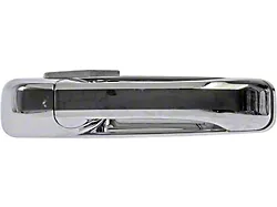 Exterior Door Handle; Front and Rear Right; All Chrome; Plastic; Without Keyhole (10-24 RAM 2500)