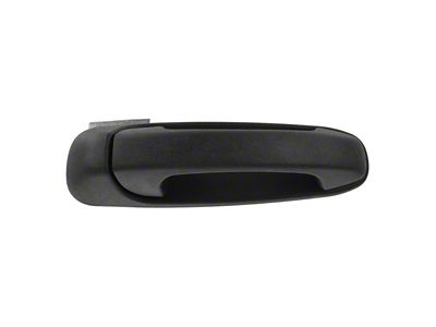 Exterior Door Handle; Rear Passenger Side; Textured Black (03-09 RAM 2500 Quad Cab)