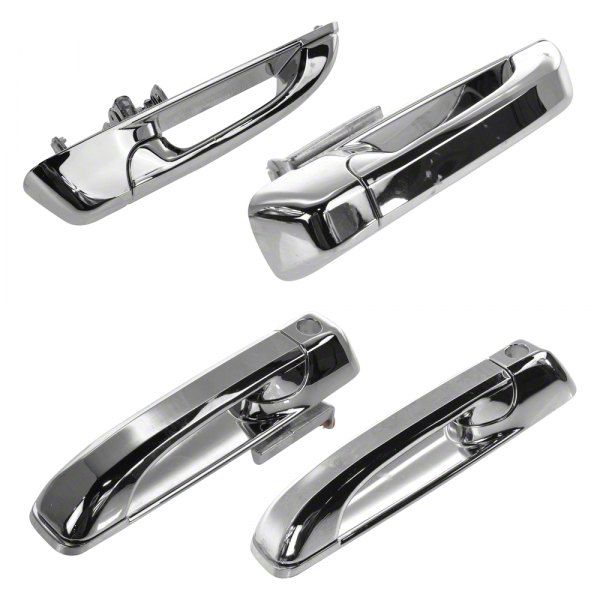 RAM 1500 Exterior Door Handles; Front; Black (02-08 RAM 1500 W/o - Foto 8