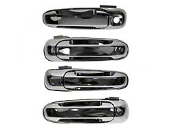 Exterior Door Handles; Front and Rear; Chrome (03-09 RAM 2500)