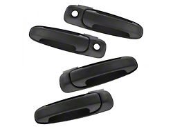 Exterior Door Handles; Front and Rear; Textured Black (03-09 RAM 2500 Quad Cab)