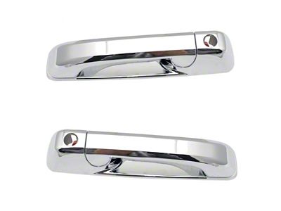 Exterior Door Handles; Front; Chrome; Chrome (10-18 RAM 2500)