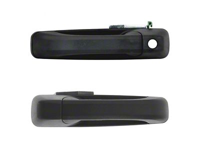 Exterior Door Handles; Front; Textured Black; Textured Black (10-18 RAM 2500)