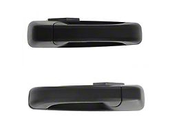 Exterior Door Handles; Rear; Textured Black (10-18 RAM 2500 Crew Cab)