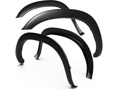 Factory Style Fender Flares; Textured Matte Black (03-09 RAM 2500 w/ 8-Foot Box)